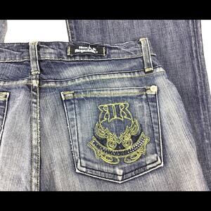 ROCK AND REPUBLIC JEANS 30” INSEAM DECORATED
